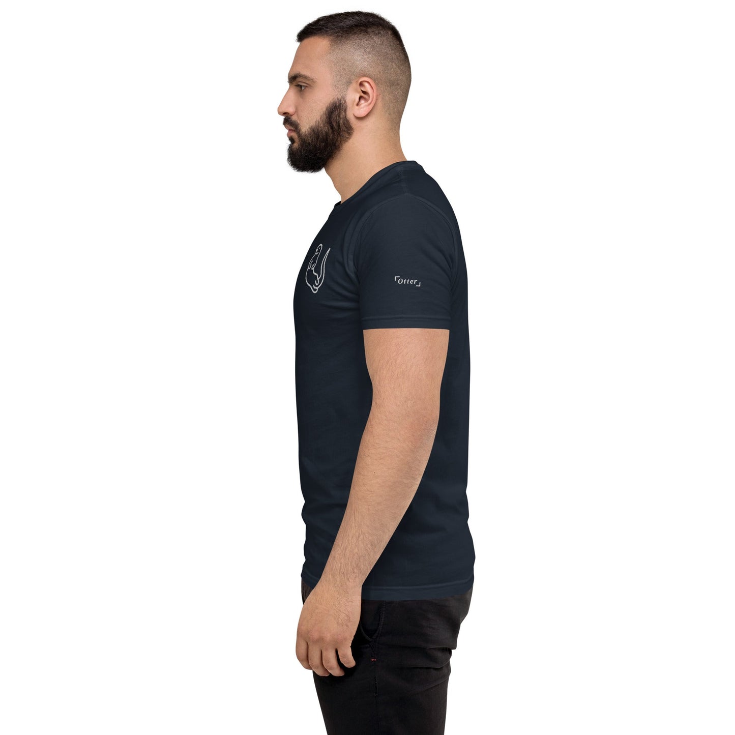 Otter fitted Short Sleeve T - shirt - Otter