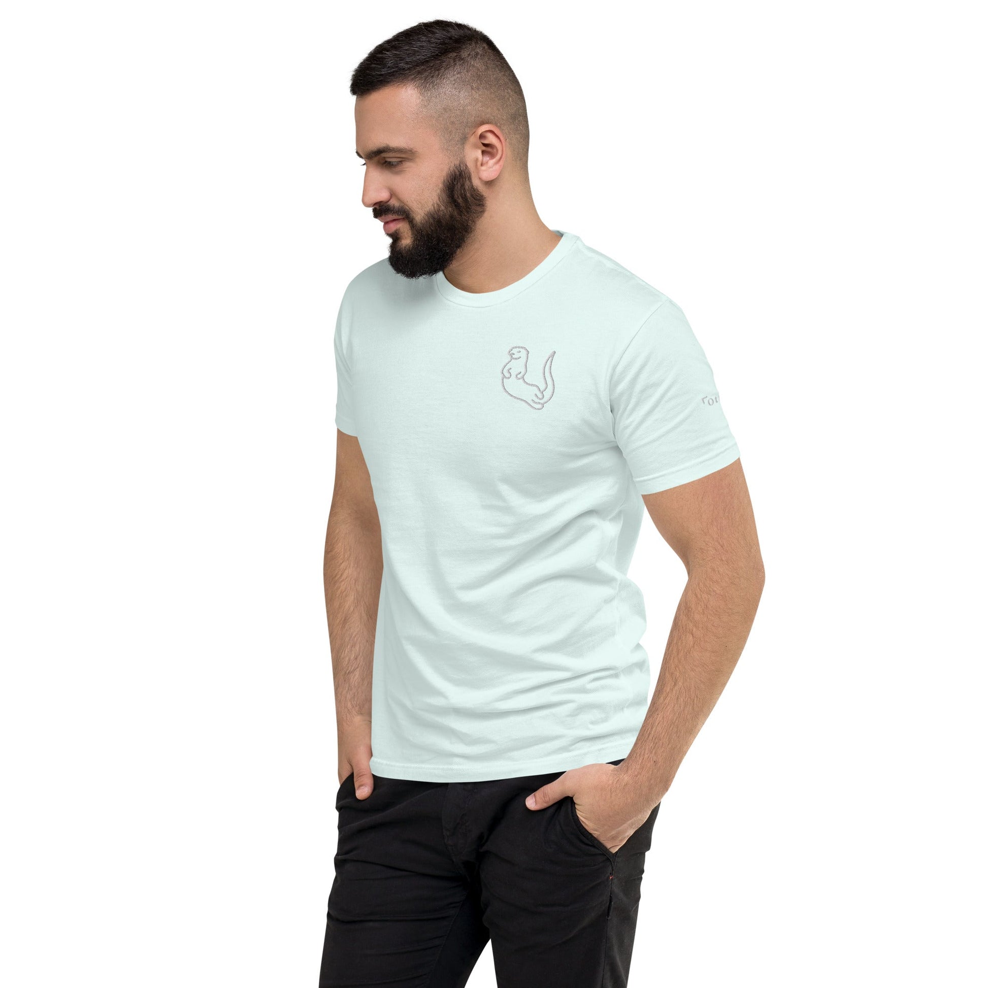 Otter fitted Short Sleeve T - shirt - Otter