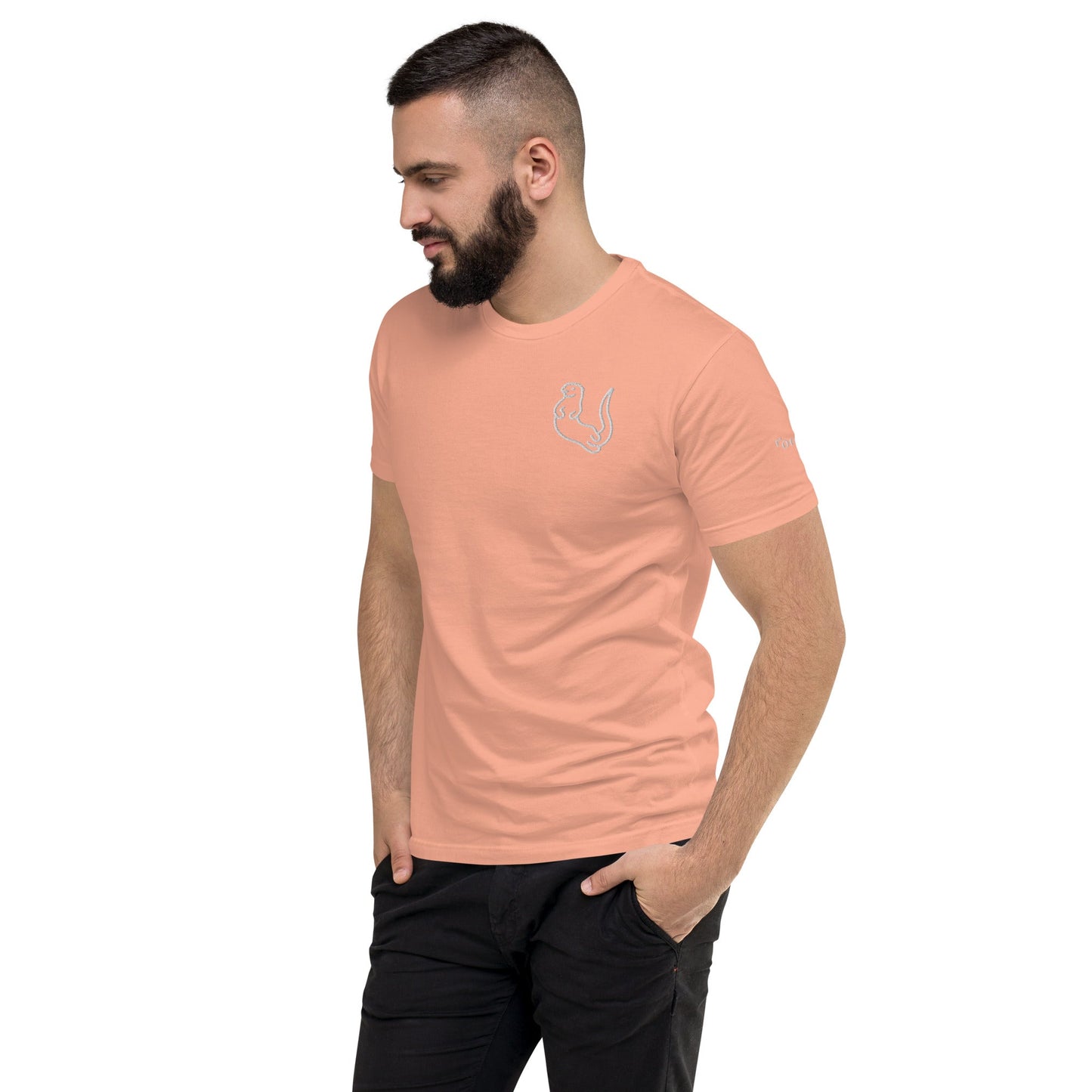 Otter fitted Short Sleeve T - shirt - Otter