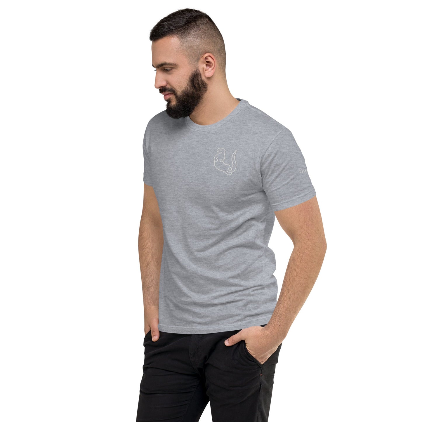 Otter fitted Short Sleeve T - shirt - Otter