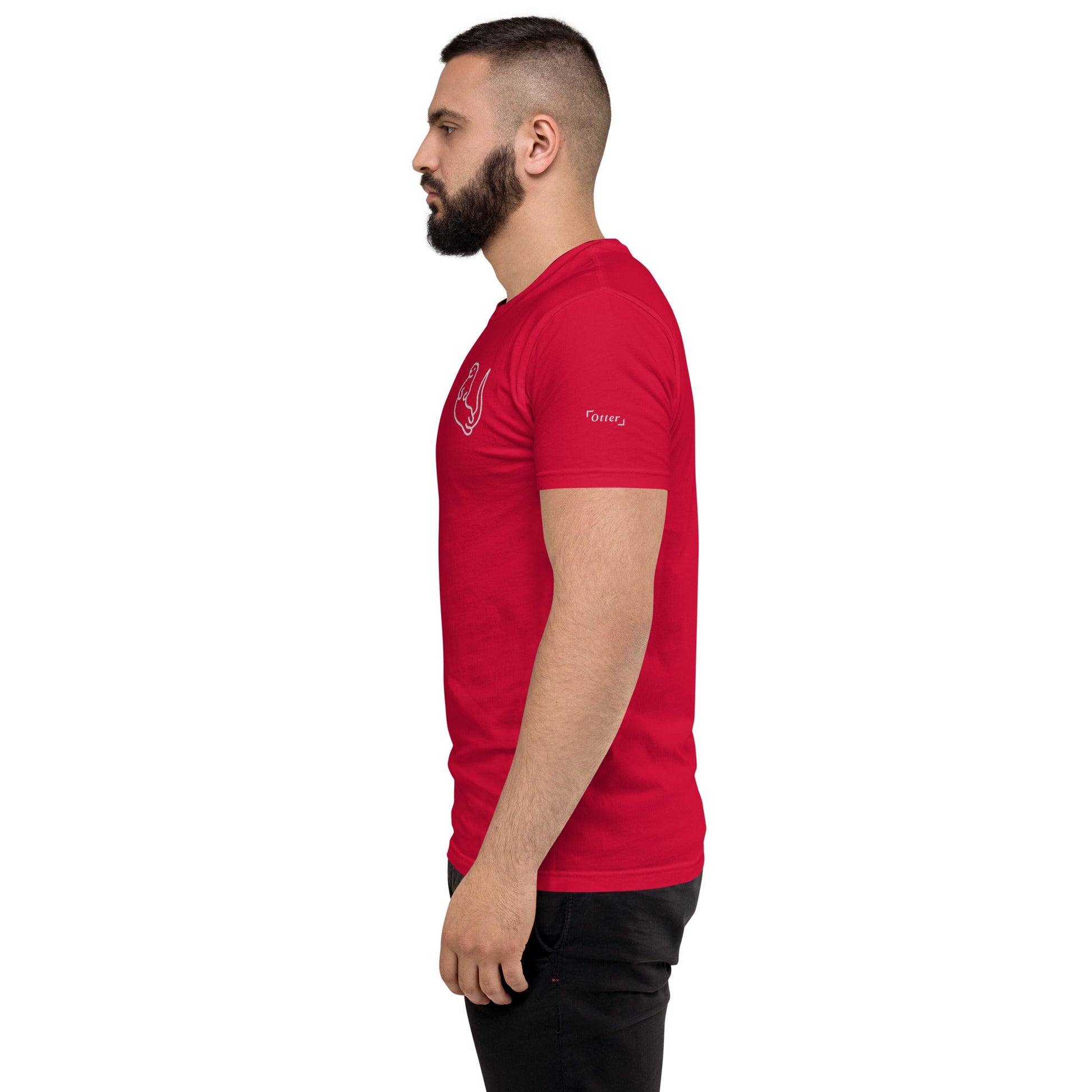 Otter fitted Short Sleeve T - shirt - Otter