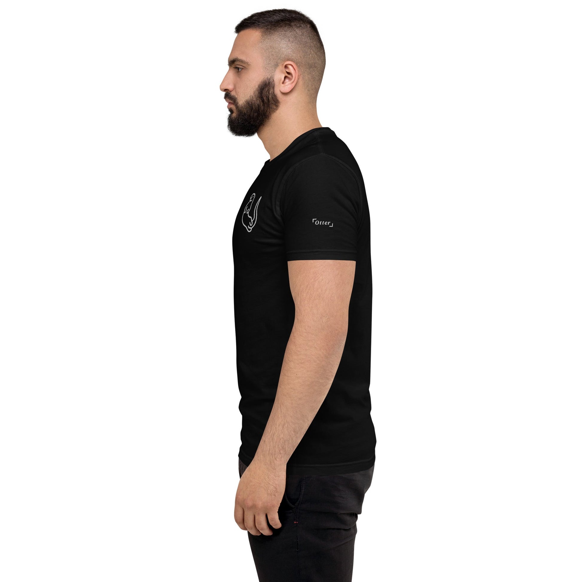 Otter fitted Short Sleeve T - shirt - Otter