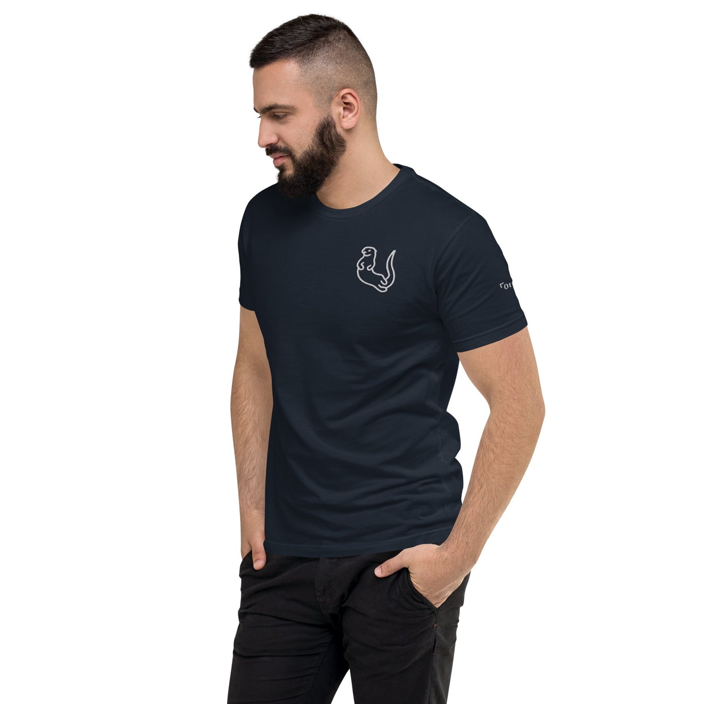 Otter fitted Short Sleeve T - shirt - Otter