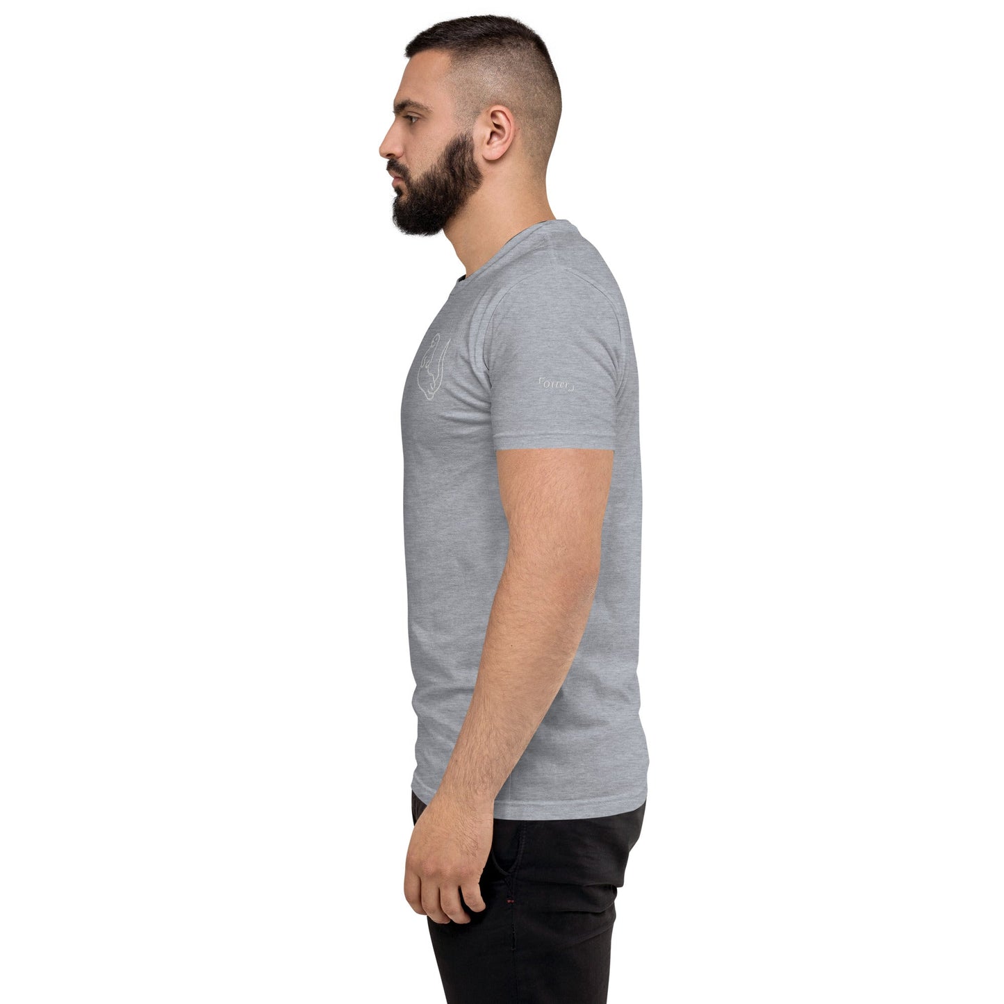 Otter fitted Short Sleeve T - shirt - Otter