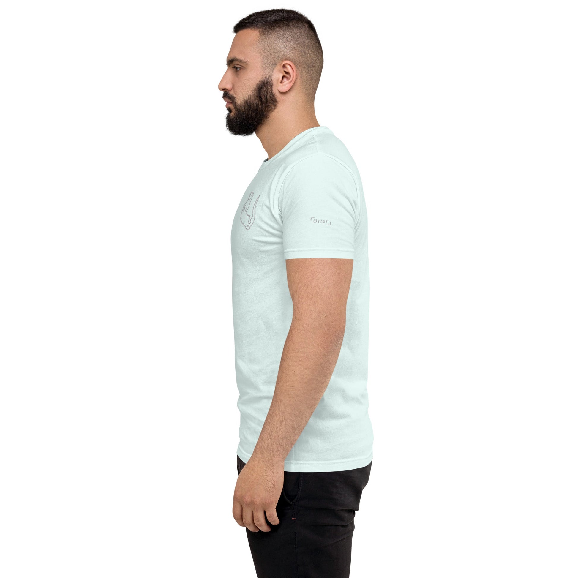 Otter fitted Short Sleeve T - shirt - Otter