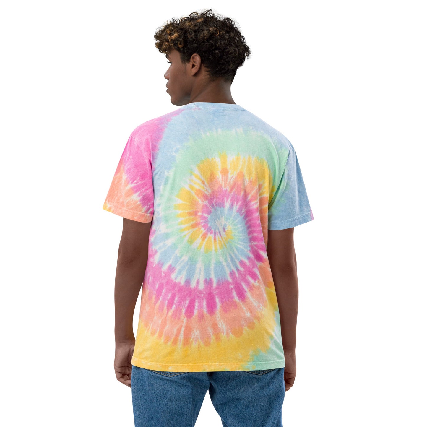 Otter Oversized tie - dye t - shirt - Otter