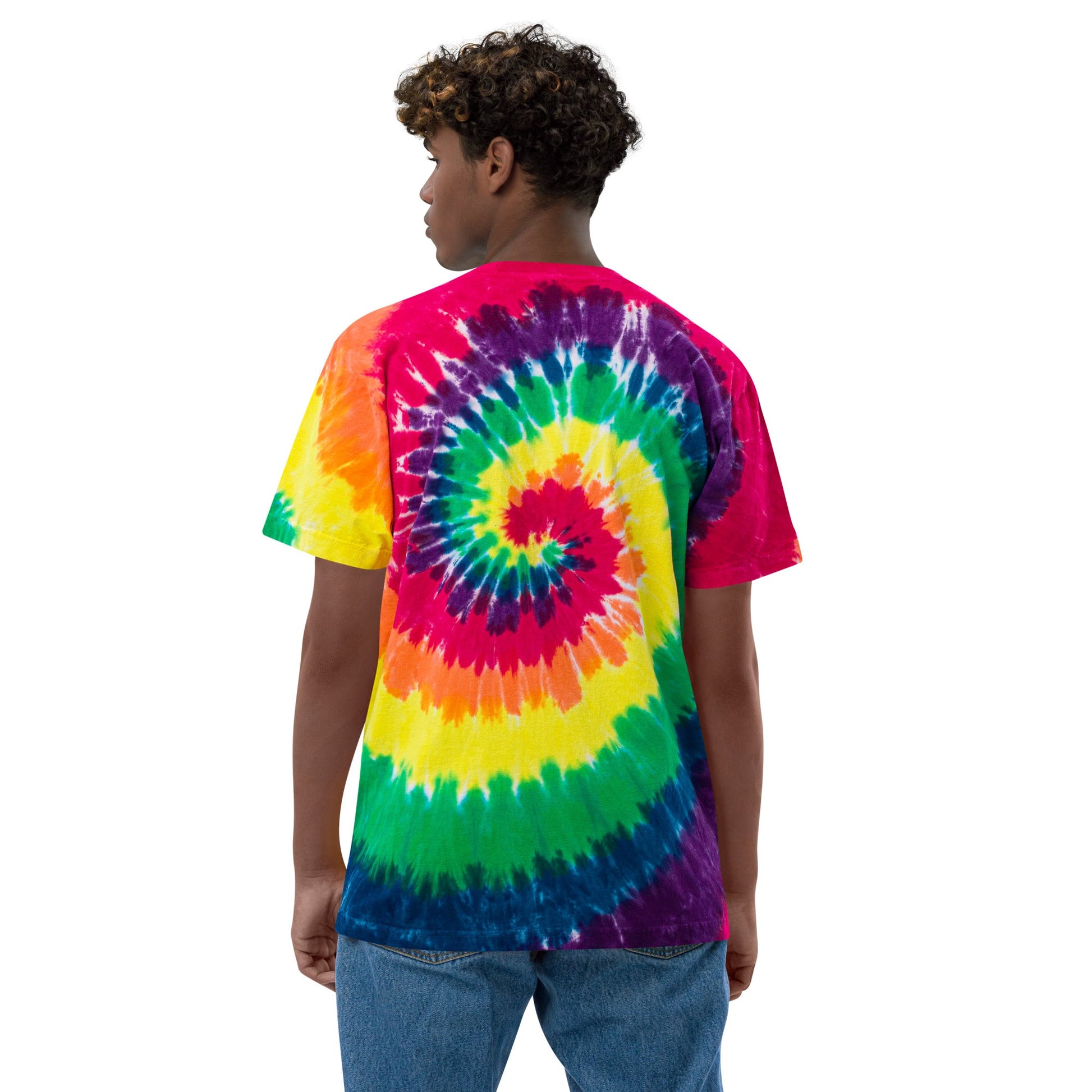 Otter Oversized tie - dye t - shirt - Otter