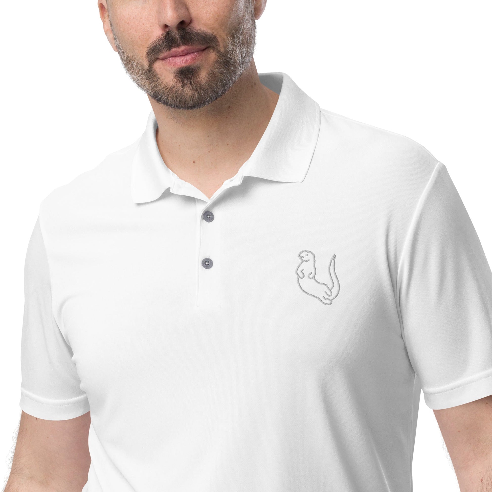 Otter performance polo shirt by Addidas - Otter