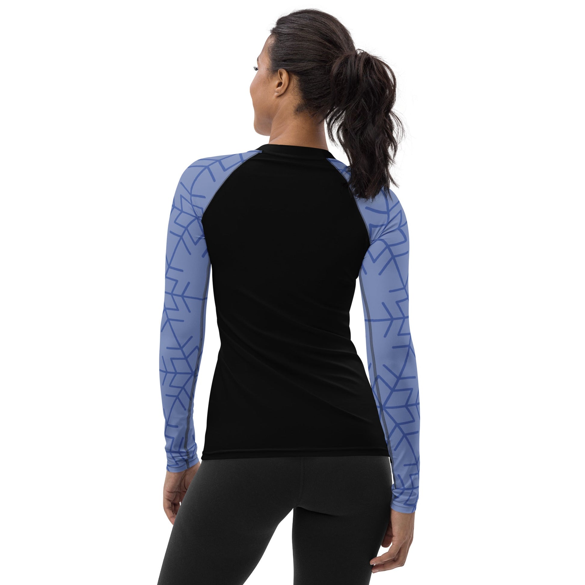 Otter Snowflake Women's Rash Guard - Otter