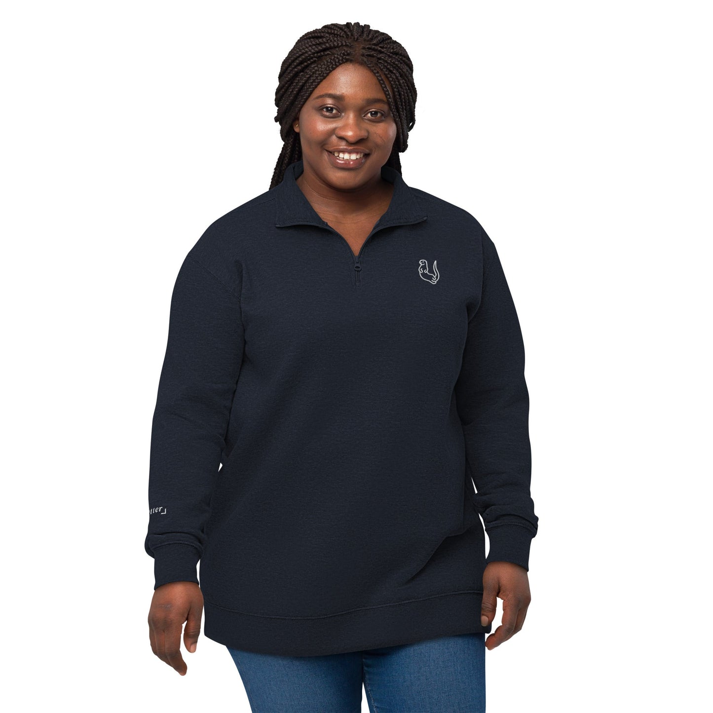 Otter Unisex fleece pullover - Otter